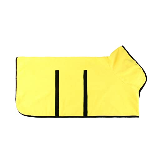 BVFR Haustier-Bademantel, Trocknungsmantel, Hunde-Bademantel, saugfähiges Handtuch, groß, mittel und klein, Hunde-Bademantel, Handtuch, ultra-schnell trocknendes Handtuch, gelb, L BVFR Haustier-Bademantel, Trocknungsmantel, Hunde-Bademantel, saugfähiges Handtuch, groß, mittel und klein, Hunde-Bademantel, Handtuch, ultra-schnell trocknendes Handtuch, gelb, L von BVFR