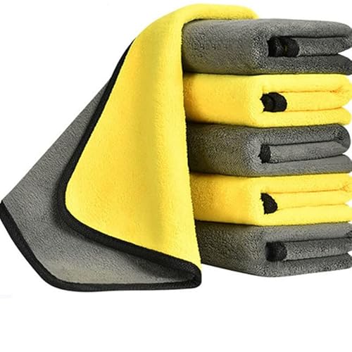 Haustier-Badetuch, Mikrofaser, Katzen- und Hunde-Badetuch, super saugfähig, Katzen- und Hundehandtuch, schnell trocknend, Haustier-Zubehör, Grau-Gelb, 30 x 60 cm Haustier-Badetuch, Mikrofaser, Katzen- und Hunde-Badetuch, super saugfähig, Katzen- und Hundehandtuch, schnell trocknend, Haustier-Zubehör, Grau-Gelb, 30 x 60 cm von BVFR