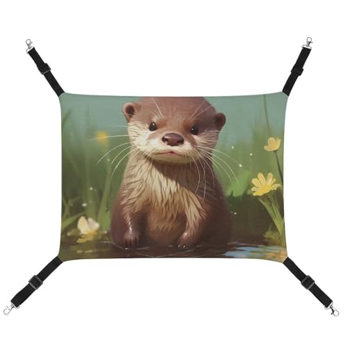 BVKWNTSA Geeignet für alle Jahreszeiten! Canvas Cute Otter_77854766 Bedruckte Haustierhängematte, hängendes Katzen- und Hundebett, atmungsaktiv und bequem unverzichtbar BVKWNTSA Geeignet für alle Jahreszeiten! Canvas Cute Otter_77854766 Bedruckte Haustierhängematte, hängendes Katzen- und Hundebett, atmungsaktiv und bequem unverzichtbar von BVKWNTSA