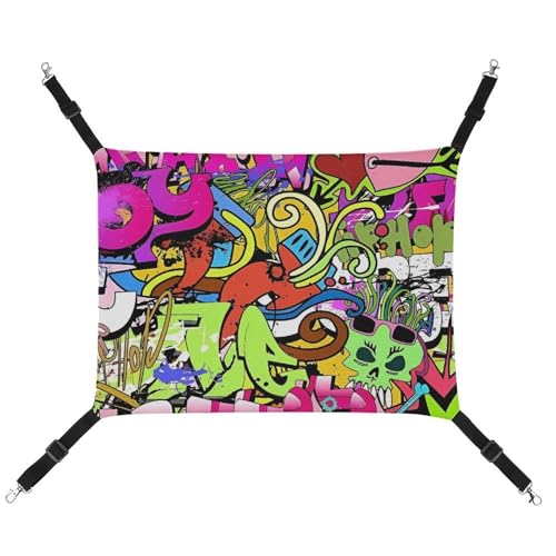 BVKWNTSA Geeignet für alle Jahreszeiten! Canvas Graffiti Drawing_77473685 Bedruckte Haustierhängematte, hängendes Katzen- und Hundebett, atmungsaktiv und bequem unverzichtbar BVKWNTSA Geeignet für alle Jahreszeiten! Canvas Graffiti Drawing_77473685 Bedruckte Haustierhängematte, hängendes Katzen- und Hundebett, atmungsaktiv und bequem unverzichtbar von BVKWNTSA