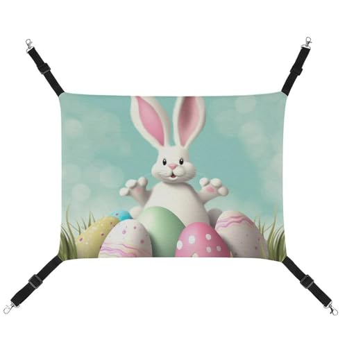 BVKWNTSA Geeignet für alle Jahreszeiten! Canvas Happy Easter Eggs Bunny Tail1 bedruckte Haustierhängematte, hängendes Katzen- und Hundebett, atmungsaktiv und bequem unverzichtbar BVKWNTSA Geeignet für alle Jahreszeiten! Canvas Happy Easter Eggs Bunny Tail1 bedruckte Haustierhängematte, hängendes Katzen- und Hundebett, atmungsaktiv und bequem unverzichtbar von BVKWNTSA