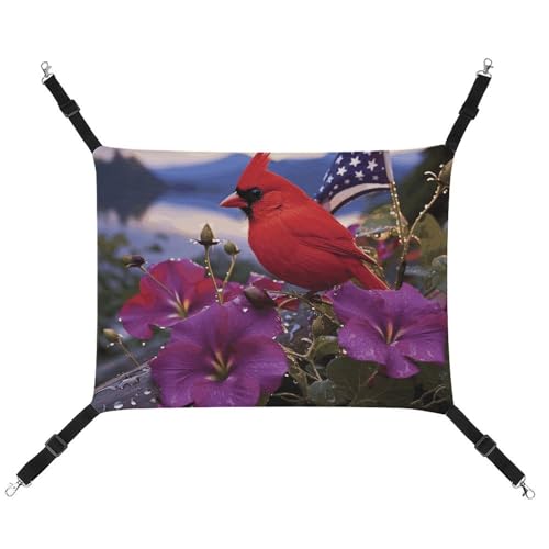 BVKWNTSA Geeignet für alle Jahreszeiten! Canvas Purple Morning Glory bedruckte Haustierhängematte, hängendes Katzen- und Hundebett, atmungsaktiv und bequem, unverzichtbar BVKWNTSA Geeignet für alle Jahreszeiten! Canvas Purple Morning Glory bedruckte Haustierhängematte, hängendes Katzen- und Hundebett, atmungsaktiv und bequem, unverzichtbar von BVKWNTSA