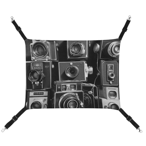 BVKWNTSA Geeignet für alle Jahreszeiten! Canvas Retro Cool Camera Collection Bedruckte Haustierhängematte Hängematte, Katzen- und Hundebett, atmungsaktiv und bequem unverzichtbar BVKWNTSA Geeignet für alle Jahreszeiten! Canvas Retro Cool Camera Collection Bedruckte Haustierhängematte Hängematte, Katzen- und Hundebett, atmungsaktiv und bequem unverzichtbar von BVKWNTSA