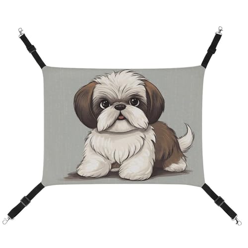 BVKWNTSA Geeignet für alle Jahreszeiten! Canvas Shih Tzu Dog1 bedruckte Haustierhängematte, hängendes Katzen- und Hundebett, atmungsaktiv und bequem unverzichtbar BVKWNTSA Geeignet für alle Jahreszeiten! Canvas Shih Tzu Dog1 bedruckte Haustierhängematte, hängendes Katzen- und Hundebett, atmungsaktiv und bequem unverzichtbar von BVKWNTSA