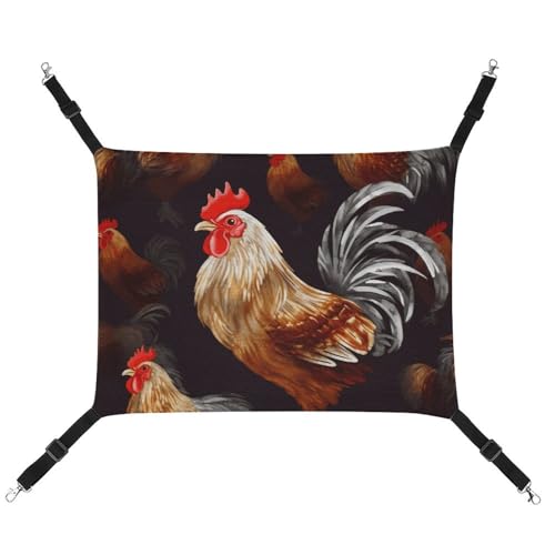 BVKWNTSA Geeignet für alle Jahreszeiten! Canvas Shine Hahn-bedruckte Haustierhängematte, hängendes Katzen- und Hundebett, atmungsaktiv und bequem, unverzichtbar BVKWNTSA Geeignet für alle Jahreszeiten! Canvas Shine Hahn-bedruckte Haustierhängematte, hängendes Katzen- und Hundebett, atmungsaktiv und bequem, unverzichtbar von BVKWNTSA