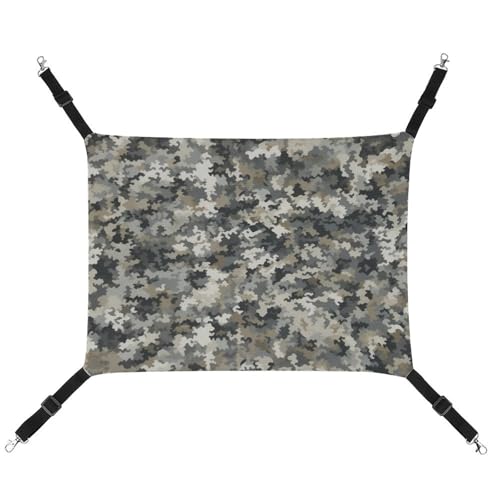 BVKWNTSA Geeignet für alle Jahreszeiten! Haustierhängematte aus Segeltuch, digitales Camouflage-Muster, hängendes Katzen- und Hundebett, atmungsaktiv und bequem, unverzichtbar BVKWNTSA Geeignet für alle Jahreszeiten! Haustierhängematte aus Segeltuch, digitales Camouflage-Muster, hängendes Katzen- und Hundebett, atmungsaktiv und bequem, unverzichtbar von BVKWNTSA
