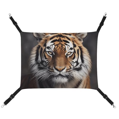 BVKWNTSA Geeignet für alle Jahreszeiten! Haustierhängematte aus Segeltuch mit Tiger-Druck, hängendes Katzen- und Hundebett, atmungsaktiv und bequem, unverzichtbar BVKWNTSA Geeignet für alle Jahreszeiten! Haustierhängematte aus Segeltuch mit Tiger-Druck, hängendes Katzen- und Hundebett, atmungsaktiv und bequem, unverzichtbar von BVKWNTSA
