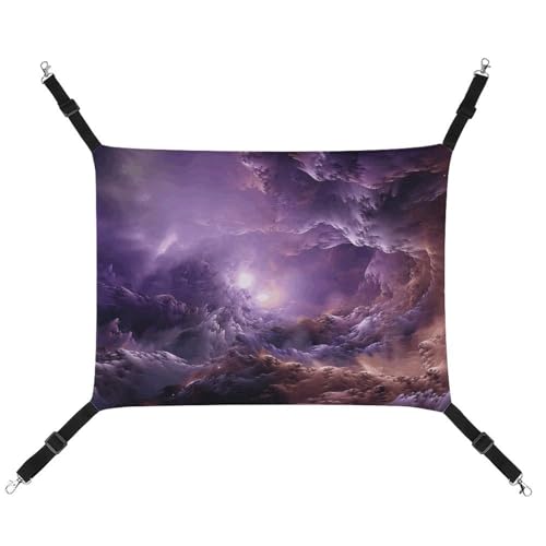 BVKWNTSA Geeignet für alle Jahreszeiten! Leinen-Hängematte mit Galaxie-Druck, hängendes Katzen- und Hundebett, atmungsaktiv und bequem, unverzichtbar BVKWNTSA Geeignet für alle Jahreszeiten! Leinen-Hängematte mit Galaxie-Druck, hängendes Katzen- und Hundebett, atmungsaktiv und bequem, unverzichtbar von BVKWNTSA