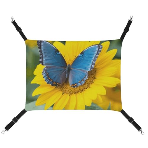 BVKWNTSA Geeignet für alle Jahreszeiten! Leinen-Hängematte mit Sonnenblumen-Motiv, bedruckt, für Katzen und Hunde, atmungsaktiv und bequem BVKWNTSA Geeignet für alle Jahreszeiten! Leinen-Hängematte mit Sonnenblumen-Motiv, bedruckt, für Katzen und Hunde, atmungsaktiv und bequem von BVKWNTSA