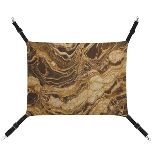 BVKWNTSA Geeignet für alle Jahreszeiten! Leinen-Hängematte mit goldenem Marmor-Druck, Katzen- und Hundebett, atmungsaktiv und bequem, unverzichtbar BVKWNTSA Geeignet für alle Jahreszeiten! Leinen-Hängematte mit goldenem Marmor-Druck, Katzen- und Hundebett, atmungsaktiv und bequem, unverzichtbar von BVKWNTSA