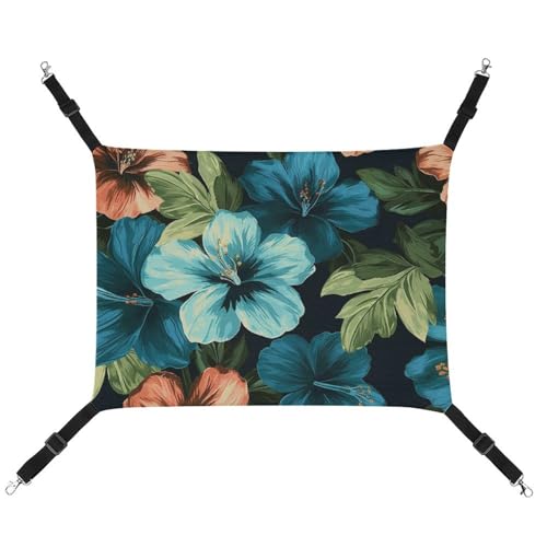 BVKWNTSA Geeignet für alle Jahreszeiten! Leinen-Hibiskusblumen-Muster, bedruckte Haustierhängematte, hängendes Katzen- und Hundebett, atmungsaktiv und bequem, unverzichtbar BVKWNTSA Geeignet für alle Jahreszeiten! Leinen-Hibiskusblumen-Muster, bedruckte Haustierhängematte, hängendes Katzen- und Hundebett, atmungsaktiv und bequem, unverzichtbar von BVKWNTSA