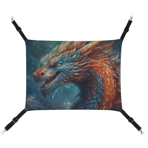 BVKWNTSA Geeignet für alle Jahreszeiten! Leinwand Drache Kunst gedruckt Haustier Hängematte Hängematte, Katze und Hundebett, atmungsaktiv und bequem unverzichtbar BVKWNTSA Geeignet für alle Jahreszeiten! Leinwand Drache Kunst gedruckt Haustier Hängematte Hängematte, Katze und Hundebett, atmungsaktiv und bequem unverzichtbar von BVKWNTSA
