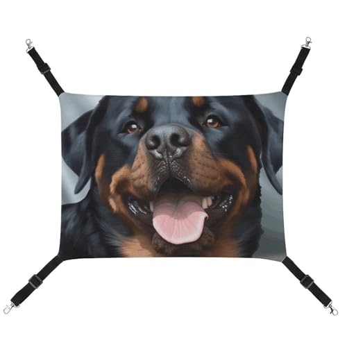 BVKWNTSA Geeignet für alle Jahreszeiten! Leinwand Rottweiler Hunde Zunge Kopf gedruckt Haustier Hängematte Hängende Katze und Hundebett, atmungsaktiv und bequem unverzichtbar BVKWNTSA Geeignet für alle Jahreszeiten! Leinwand Rottweiler Hunde Zunge Kopf gedruckt Haustier Hängematte Hängende Katze und Hundebett, atmungsaktiv und bequem unverzichtbar von BVKWNTSA