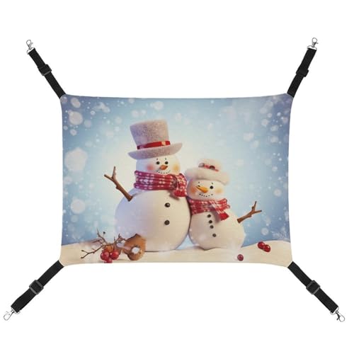 BVKWNTSA Geeignet für alle Jahreszeiten! Niedliche Schneemänner aus Segeltuch, bedruckt mit Weihnachtsmotiv, hängendes Katzen- und Hundebett, atmungsaktiv und bequem BVKWNTSA Geeignet für alle Jahreszeiten! Niedliche Schneemänner aus Segeltuch, bedruckt mit Weihnachtsmotiv, hängendes Katzen- und Hundebett, atmungsaktiv und bequem von BVKWNTSA