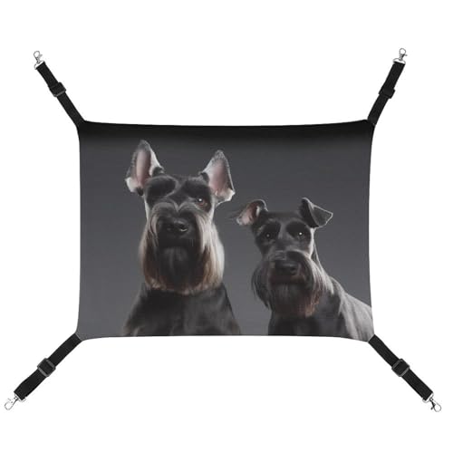 BVKWNTSA Geeignet für alle Jahreszeiten. Niedlicher Schnauzer-Hund, bedruckte Haustier-Hängematte, hängendes Katzen- und Hundebett, atmungsaktiv und bequem BVKWNTSA Geeignet für alle Jahreszeiten. Niedlicher Schnauzer-Hund, bedruckte Haustier-Hängematte, hängendes Katzen- und Hundebett, atmungsaktiv und bequem von BVKWNTSA