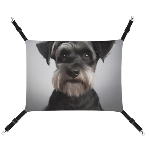 BVKWNTSA Geeignet für alle Jahreszeiten. Niedlicher Schnauzer bedruckter Haustierhängematte, hängendes Katzen- und Hundebett, atmungsaktiv und bequem BVKWNTSA Geeignet für alle Jahreszeiten. Niedlicher Schnauzer bedruckter Haustierhängematte, hängendes Katzen- und Hundebett, atmungsaktiv und bequem von BVKWNTSA