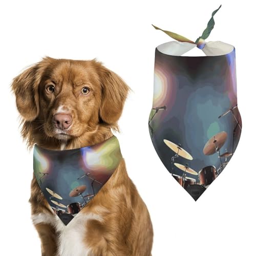 Hundehalstuch, Einheitsgröße, bedruckt, PPolyester, für Jungen und Mädchen, waschbar, geeignet für Jungen und Mädchen im Freien Hundehalstuch, Einheitsgröße, bedruckt, PPolyester, für Jungen und Mädchen, waschbar, geeignet für Jungen und Mädchen im Freien von BVKWNTSA