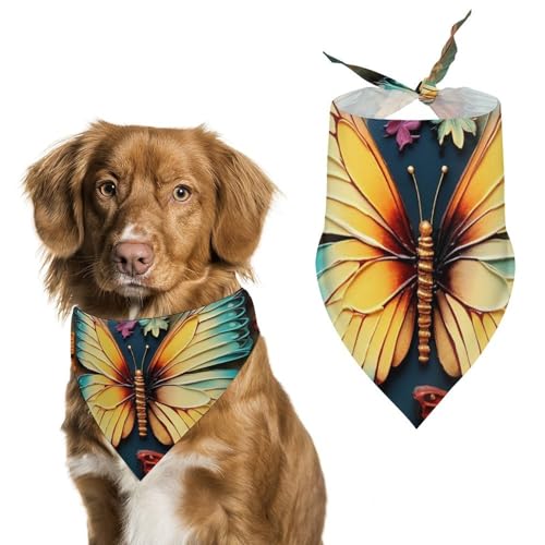 Hundehalstuch, Einheitsgröße, bedruckt, PPolyester, für Jungen und Mädchen, waschbar, geeignet für Jungen und Mädchen im Freien von BVKWNTSA