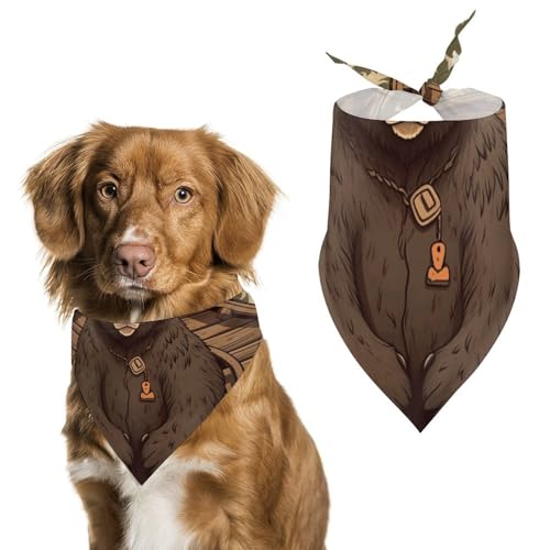 Hundehalstuch, Einheitsgröße, bedruckt, PPolyester, für Jungen und Mädchen, waschbar, geeignet für Jungen und Mädchen im Freien Hundehalstuch, Einheitsgröße, bedruckt, PPolyester, für Jungen und Mädchen, waschbar, geeignet für Jungen und Mädchen im Freien von BVKWNTSA