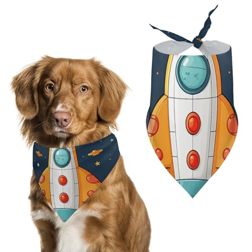 Hundehalstuch, Einheitsgröße, bedruckt, PPolyester, für Jungen und Mädchen, waschbar, geeignet für Jungen und Mädchen im Freien Hundehalstuch, Einheitsgröße, bedruckt, PPolyester, für Jungen und Mädchen, waschbar, geeignet für Jungen und Mädchen im Freien von BVKWNTSA