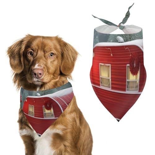 Hundehalstuch, Einheitsgröße, bedruckt, PPolyester, für Jungen und Mädchen, waschbar, geeignet für Jungen und Mädchen im Freien Hundehalstuch, Einheitsgröße, bedruckt, PPolyester, für Jungen und Mädchen, waschbar, geeignet für Jungen und Mädchen im Freien von BVKWNTSA
