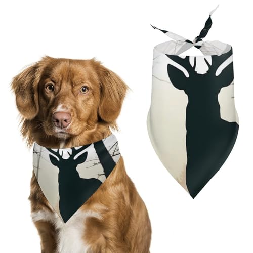 Hundehalstuch, Einheitsgröße, bedruckt, PPolyester, für Jungen und Mädchen, waschbar, geeignet für Jungen und Mädchen im Freien Hundehalstuch, Einheitsgröße, bedruckt, PPolyester, für Jungen und Mädchen, waschbar, geeignet für Jungen und Mädchen im Freien von BVKWNTSA