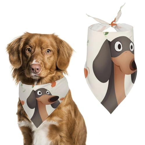 Hundehalstuch, Einheitsgröße, bedruckt, PPolyester, für Jungen und Mädchen, waschbar, geeignet für Jungen und Mädchen im Freien von BVKWNTSA