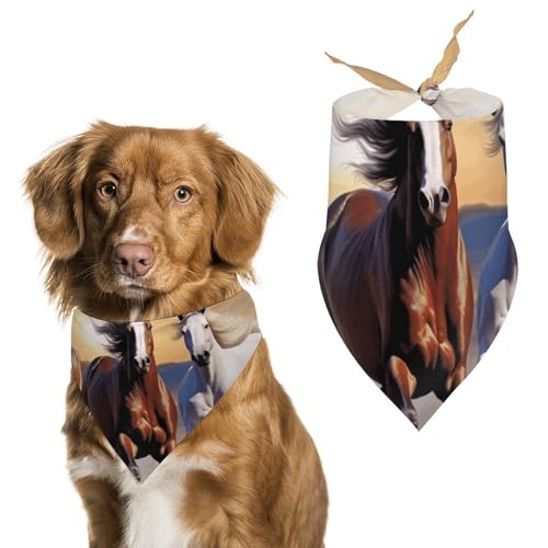 Hundehalstuch, Einheitsgröße, bedruckt, PPolyester, für Jungen und Mädchen, waschbar, geeignet für Jungen und Mädchen im Freien Hundehalstuch, Einheitsgröße, bedruckt, PPolyester, für Jungen und Mädchen, waschbar, geeignet für Jungen und Mädchen im Freien von BVKWNTSA
