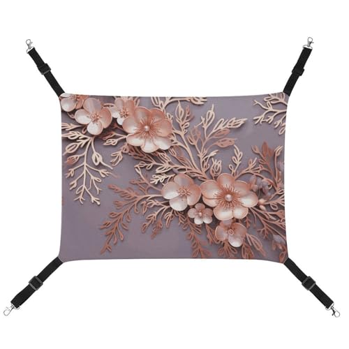 BVNMT Elegante, dekorative Haustier-Hängematte aus Segeltuch mit Blumenmuster, atmungsaktiv und faltbar, für Katzen, Hunde und kleine Haustiere, ideal für Zuhause, Reisen und Haustierkrankenhaus – 42 BVNMT Elegante, dekorative Haustier-Hängematte aus Segeltuch mit Blumenmuster, atmungsaktiv und faltbar, für Katzen, Hunde und kleine Haustiere, ideal für Zuhause, Reisen und Haustierkrankenhaus – 42 von BVNMT