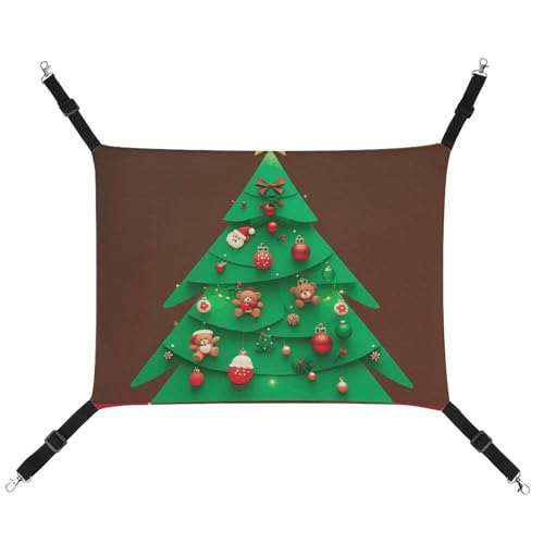 BVNMT Haustier-Hängematte aus bedrucktem Segeltuch, atmungsaktiv und faltbar, für Katzen, Hunde und kleine Haustiere, ideal für Zuhause, Reisen und Haustierkrankenhaus – 42 x 33 x 20 cm von BVNMT