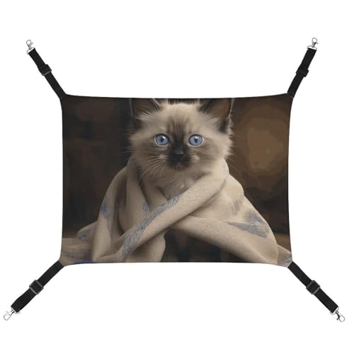 BVNMT Haustierhängematte aus bedrucktem Segeltuch, atmungsaktiv und faltbar, für Katzen, Hunde und kleine Haustiere, ideal für Zuhause, Reisen und Haustierkrankenhaus – 42 x 33 x 20 cm BVNMT Haustierhängematte aus bedrucktem Segeltuch, atmungsaktiv und faltbar, für Katzen, Hunde und kleine Haustiere, ideal für Zuhause, Reisen und Haustierkrankenhaus – 42 x 33 x 20 cm von BVNMT