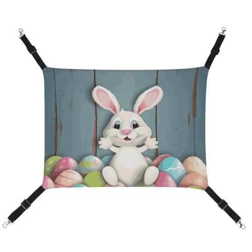 Happy Easter Eggs Hasenschwanz, bedruckte Leinen-Haustier-Hängematte – atmungsaktiv und faltbar für Katzen, Hunde und kleine Haustiere – ideal für Zuhause, Reisen und Haustierkrankenhaus – 42 x 33 x Happy Easter Eggs Hasenschwanz, bedruckte Leinen-Haustier-Hängematte – atmungsaktiv und faltbar für Katzen, Hunde und kleine Haustiere – ideal für Zuhause, Reisen und Haustierkrankenhaus – 42 x 33 x von BVNMT