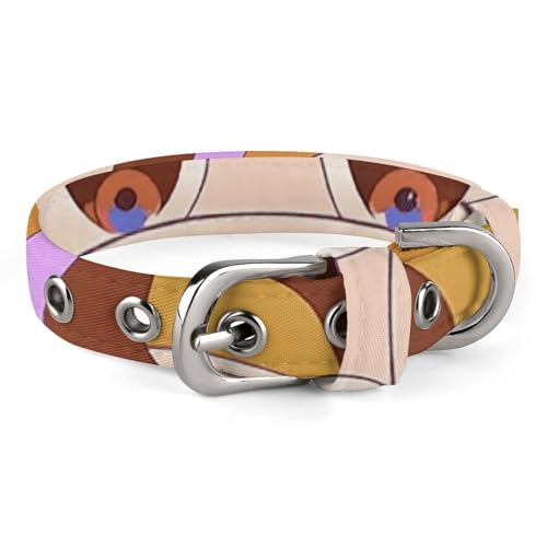 Verstellbare Hundehalsbänder Affenmotiv Haustierhalsband für kleine mittelgroße Hunde Katzen von BVNMT