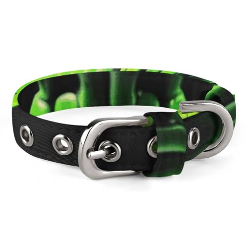 Verstellbares Hundehalsband, 3D-Schlange, Haustierhalsband für kleine, mittelgroße Hunde und Katzen von BVNMT