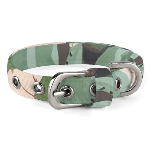 Verstellbares Hundehalsband, Aquarell, Grün, für kleine, mittelgroße Hunde und Katzen Verstellbares Hundehalsband, Aquarell, Grün, für kleine, mittelgroße Hunde und Katzen von BVNMT