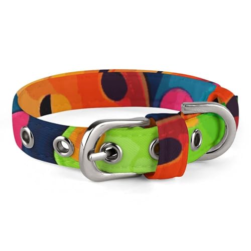 Verstellbares Hundehalsband, Bälle, farbiges Muster, Haustierhalsband für kleine, mittelgroße Hunde und Katzen Verstellbares Hundehalsband, Bälle, farbiges Muster, Haustierhalsband für kleine, mittelgroße Hunde und Katzen von BVNMT