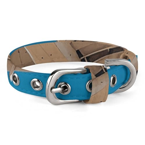 Verstellbares Hundehalsband, Blau und Flugzeug, Haustierhalsband für kleine, mittelgroße Hunde und Katzen Verstellbares Hundehalsband, Blau und Flugzeug, Haustierhalsband für kleine, mittelgroße Hunde und Katzen von BVNMT