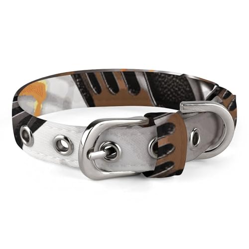 Verstellbares Hundehalsband, Mikrofon mit Musiknoten, Haustierhalsband für kleine, mittelgroße Hunde und Katzen Verstellbares Hundehalsband, Mikrofon mit Musiknoten, Haustierhalsband für kleine, mittelgroße Hunde und Katzen von BVNMT