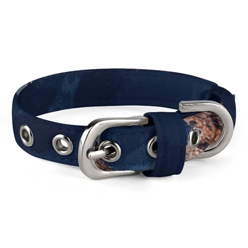 Verstellbares Hundehalsband, Sonnenuntergang, Winter, Berge, Haustierhalsband für kleine, mittelgroße Hunde und Katzen von BVNMT