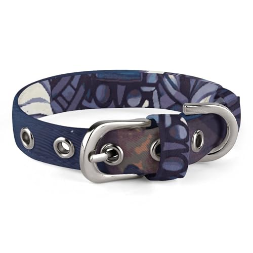 Verstellbares Hundehalsband, Weltraum-Astronauten-Haustier-Halsband für kleine, mittelgroße Hunde und Katzen Verstellbares Hundehalsband, Weltraum-Astronauten-Haustier-Halsband für kleine, mittelgroße Hunde und Katzen von BVNMT