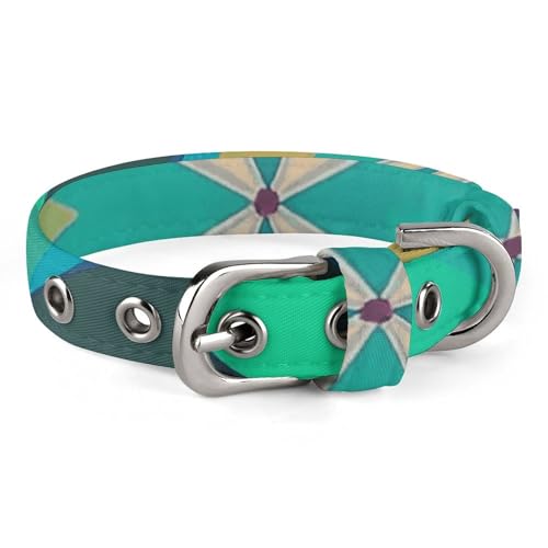Verstellbares Hundehalsband, abstraktes Muster, Haustierhalsband für kleine, mittelgroße Hunde und Katzen Verstellbares Hundehalsband, abstraktes Muster, Haustierhalsband für kleine, mittelgroße Hunde und Katzen von BVNMT