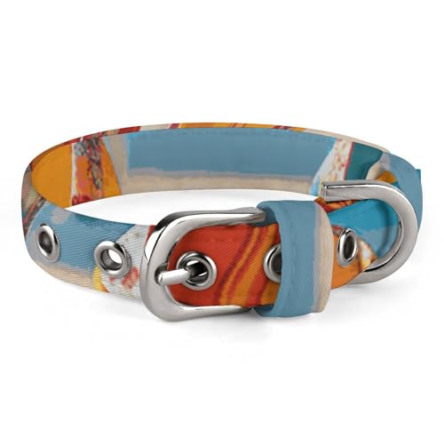 Verstellbares Hundehalsband, bunt, Flip-Flops, Strandball, Haustierhalsband für kleine, mittelgroße Hunde und Katzen Verstellbares Hundehalsband, bunt, Flip-Flops, Strandball, Haustierhalsband für kleine, mittelgroße Hunde und Katzen von BVNMT