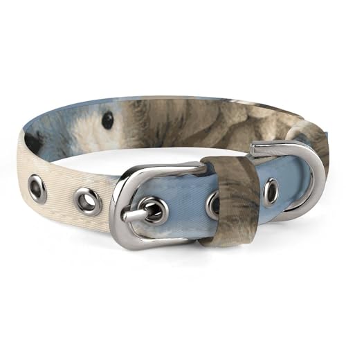 Verstellbares Hundehalsband, niedlicher Eisbär, Haustierhalsband für kleine, mittelgroße Hunde und Katzen Verstellbares Hundehalsband, niedlicher Eisbär, Haustierhalsband für kleine, mittelgroße Hunde und Katzen von BVNMT
