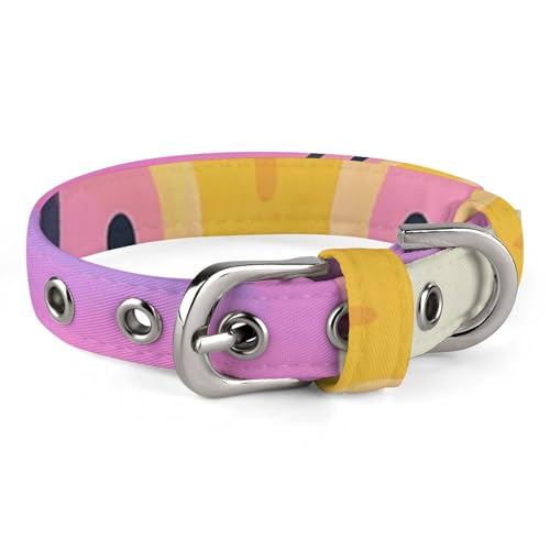 Verstellbares Hundehalsband, niedliches Cartoon-Tier-Kätzchen mit Herz, Haustierhalsband für kleine, mittelgroße Hunde und Katzen Verstellbares Hundehalsband, niedliches Cartoon-Tier-Kätzchen mit Herz, Haustierhalsband für kleine, mittelgroße Hunde und Katzen von BVNMT