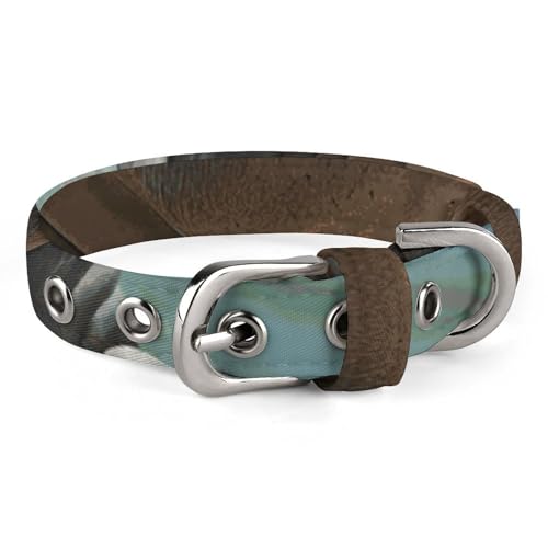 Verstellbares Hundehalsband, niedliches Nilpferd, Haustierhalsband für kleine, mittelgroße Hunde und Katzen von BVNMT