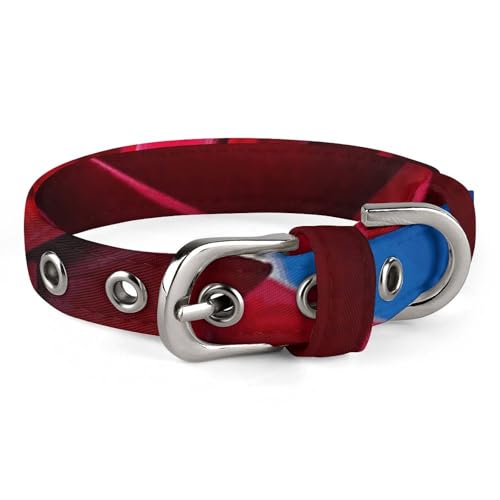 Verstellbares Hundehalsband, rote Rosen, Haustierhalsband für kleine, mittelgroße Hunde und Katzen Verstellbares Hundehalsband, rote Rosen, Haustierhalsband für kleine, mittelgroße Hunde und Katzen von BVNMT