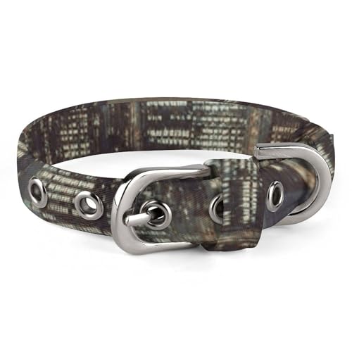 Verstellbares Hundehalsband New York City Haustierhalsband für kleine, mittelgroße Hunde und Katzen von BVNMT