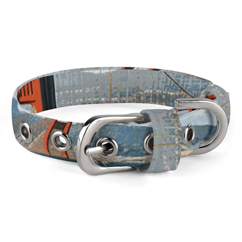 Verstellbares Hundehalsband San Francisco Golden Gate Bridge Haustierhalsband für kleine, mittelgroße Hunde und Katzen von BVNMT