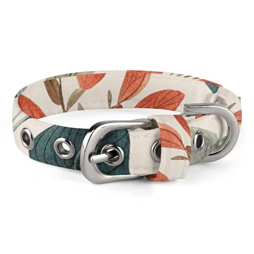 Verstellbares Hundehalsband mit Aquarell-Blumen, Haustierhalsband für kleine, mittelgroße Hunde und Katzen Verstellbares Hundehalsband mit Aquarell-Blumen, Haustierhalsband für kleine, mittelgroße Hunde und Katzen von BVNMT