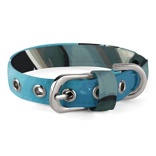 Verstellbares Hundehalsband mit Delfin-Motiv, für kleine, mittelgroße Hunde und Katzen Verstellbares Hundehalsband mit Delfin-Motiv, für kleine, mittelgroße Hunde und Katzen von BVNMT